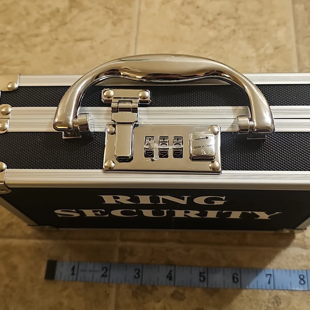 Ring Security Black Carry Case - Ring Bearer - Wedding